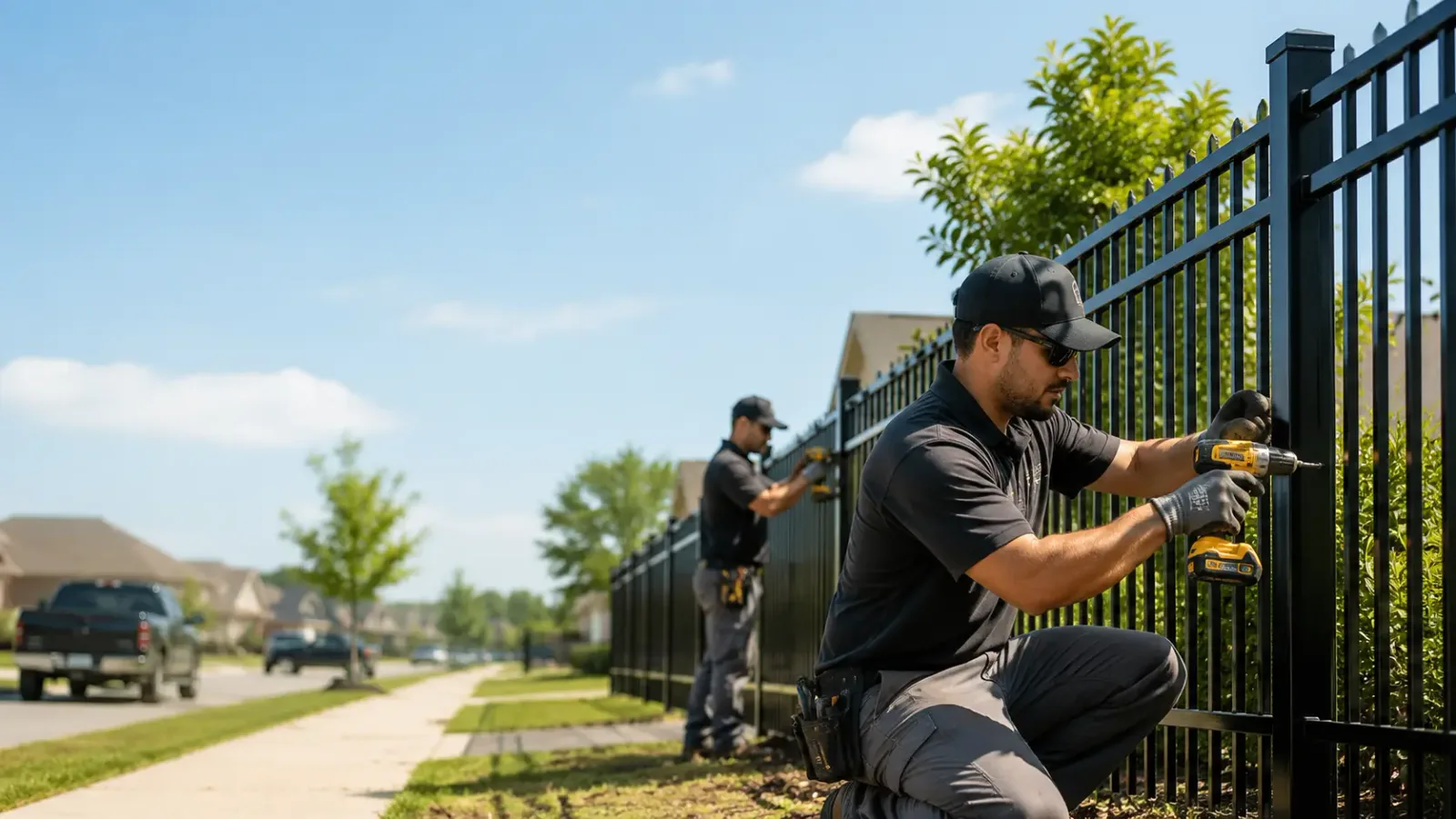 Metal Fence Installation in Dublin, IN